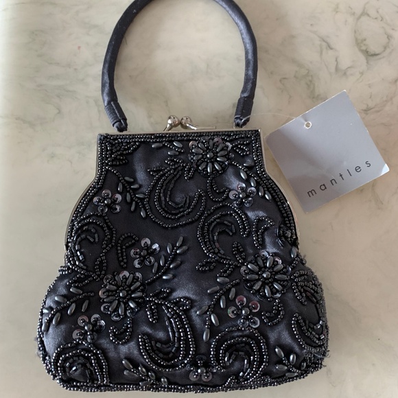 Vintage beaded evening bag - Picture 1 of 8